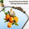 thumbnail image 7 of Cuteday 64"x21" Arched Full Length Mirror Metal Vintage Mirror Baroque Style,Bronze, 7 of 7