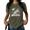 Green, variant on UNISHE Women's Vintage Floral Book Graphic Tee - Oversized Aesthetic Short Sleeve Crewneck Top, Dark Wash Look, Trendy Summer Outfit
