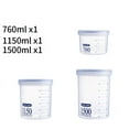 6 PCS Food Storage Containers,bottle Containers with Lids Airtight Dry