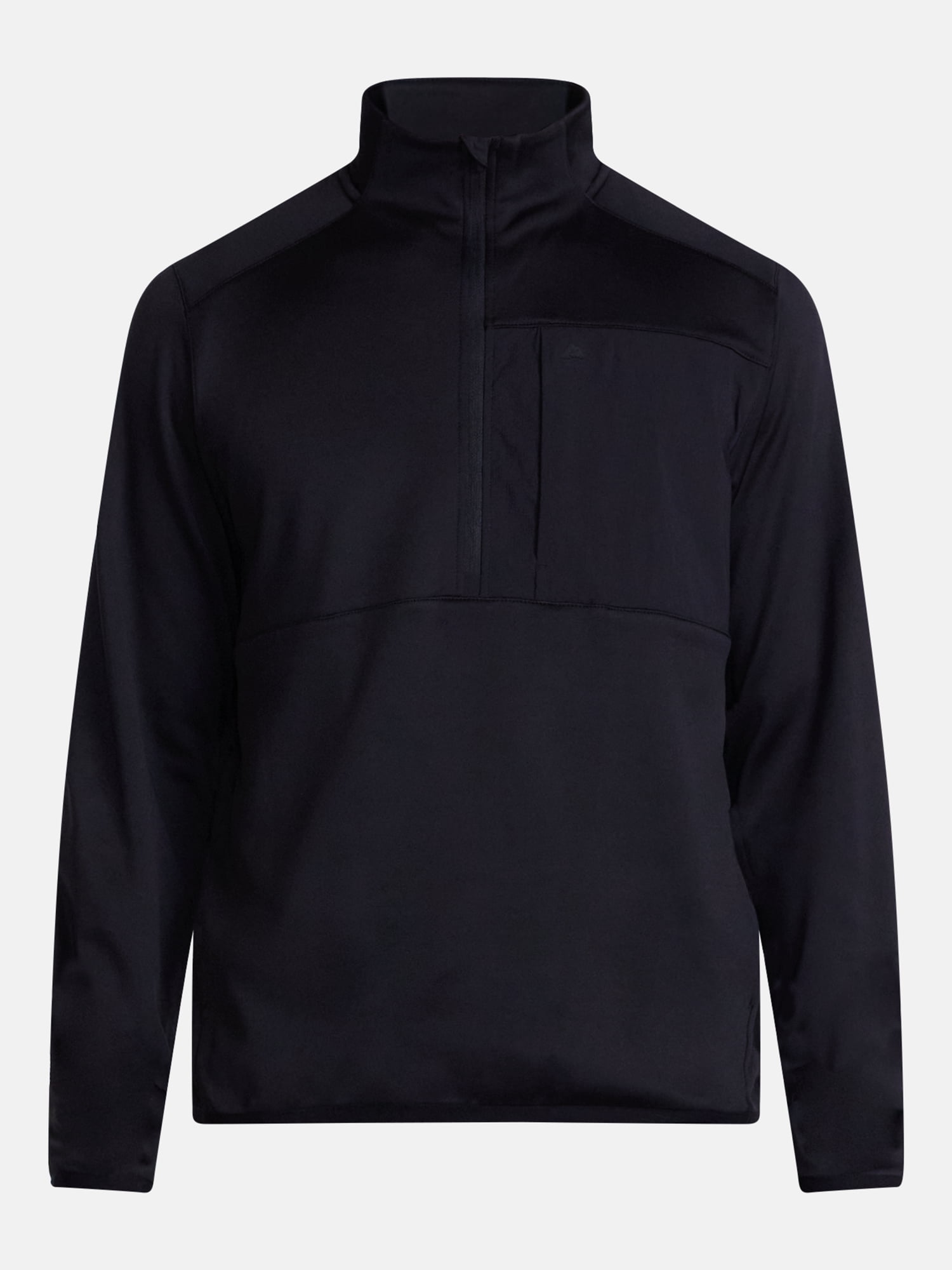 Ozark Trail Men's Half Zip Pullover with Long Sleeves, Sizes S-3XL