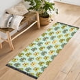 thumbnail image 6 of Cute Happy Frogs Runner Area Rug 2x6 Soft Non-Slip Washable Bedside Carpet for Hallway Bedroom Living Room Home Decor, 6 of 8