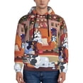thumbnail image 2 of Lsque Bluey Pattern Casual Men's Hoodie,Hooded Sweatshirt with Kangaroo Pocket,Pullover Hoodie-4X-Large, 2 of 8