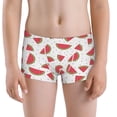 thumbnail image 5 of Yiaed Hand Drawn Watermelon Print Boys' Boxer Briefs Cotton Casual Stretch Comfort Boys Boxers - Kids Boxer Briefs Underwear for Boys (6-18)-XX-Small, 5 of 5