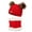 Red, variant on Spencer 2Pcs Kids Winter Beanie Hat and Scarf Set Warm Knitted Fleece Lined Ski Pom Pom Cap for Boys Girls "White"