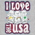 thumbnail image 2 of Men's Care Bears I Love the USA  Graphic T-Shirt, 2 of 5