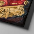 thumbnail image 4 of Unlimited Art Project - Urban Vintage Graffiti Canvas Wall Art Red Cab Print Unique Wall Décor, 4 of 6