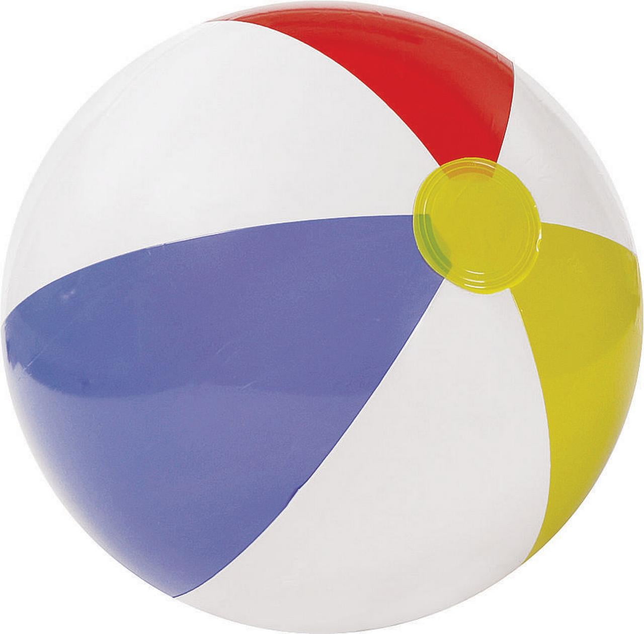Transparent Patterned 20" Inflatable Beach Ball Pool Party Blowup Kids Toys 1Pcs 