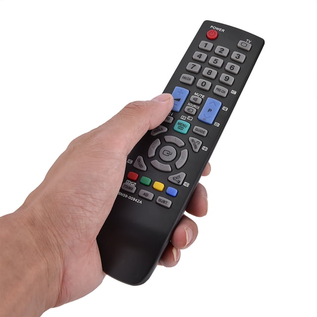 Commodité Remplacement de Télécommande en Plastique Rentable, Télécommande de Télévision, Noir Smart TV pour BN59-00942A