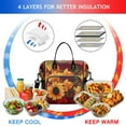 thumbnail image 4 of OBREWU Sunflower Womens Lunch Box for Work,Insulated Large Sunflower Lunch Bag for Women,Loncheras Para Mujer,Leakproof Adult Lunch Bag for Work,Beach,Travel,Picnic,Camping, 4 of 7