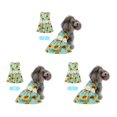 thumbnail image 4 of Traje Para Perros Vestido Largo Para Perros Hawaianos Disfraz Para Mascotas Flores De Verano Methold PT001672-02, 4 of 7