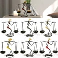thumbnail image 4 of Nordic Metal Candlestick Abstract Character Burdened Girl Sculpture Candle Holder Handmade Figurines Home Decoration, 4 of 10