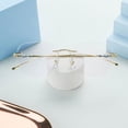 thumbnail image 4 of LifeArt Pure Titanium Frame Glasses/Blue Light Blocking Reading Glasses, Reduce Eyestrain, Stylish for Men and Women(Gold,+1.50 Magnification), 4 of 5