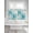 Blue, variant on Turquoise Blue Marble 2 Panel Kitchen Curtains for Small Windows, Modern Abstract Art Cracks Bathroom Tier Curtain, Short Window Treatment for Bedroom/Living Room 55"x24"