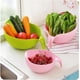 thumbnail image 5 of Rice Wash Sieve Plastic Pink Rice Washer Strainer Multipurpose Drain Basket For Vegetable Fruit, 5 of 5