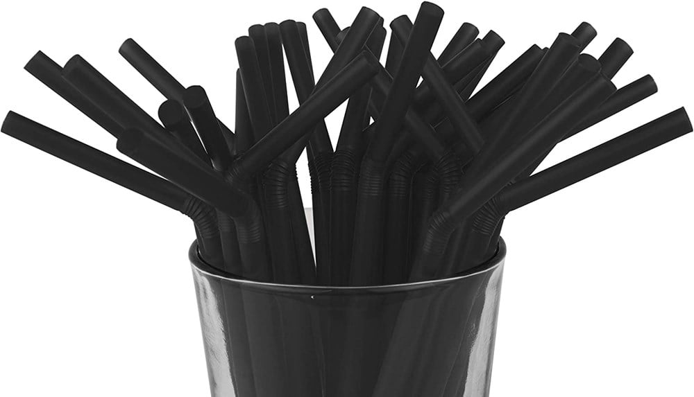 Pailles Reutilisables Picture Organic Straw Kit (pack De 2) - Black- Black
