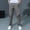 Gray, variant on Tdoqot Boys Chino Pants with Pockets- Slim Fit Straight Leg Elastic Waist Casual Kids School Uniform Khaki Size 6-14
