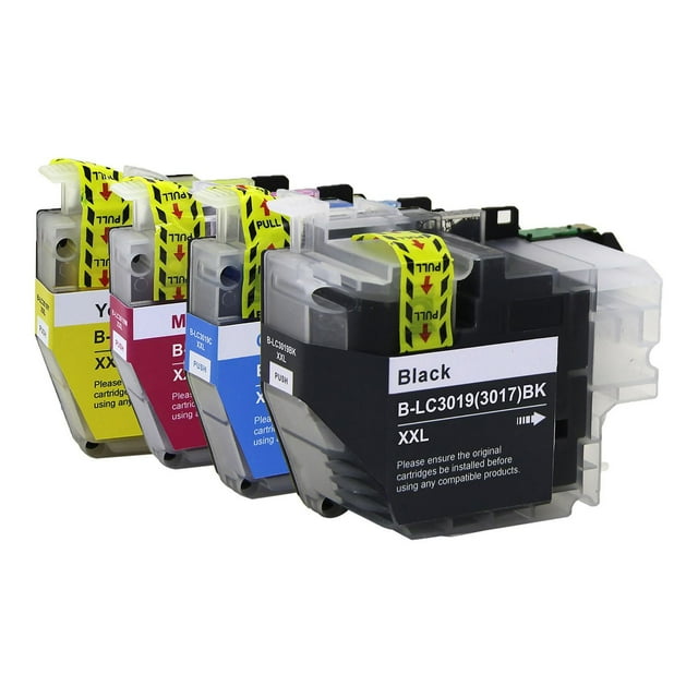 L-ink Compatible Ink cartridge set LC10E (LC-10E) (Black, Cyan, Magenta, Yellow)