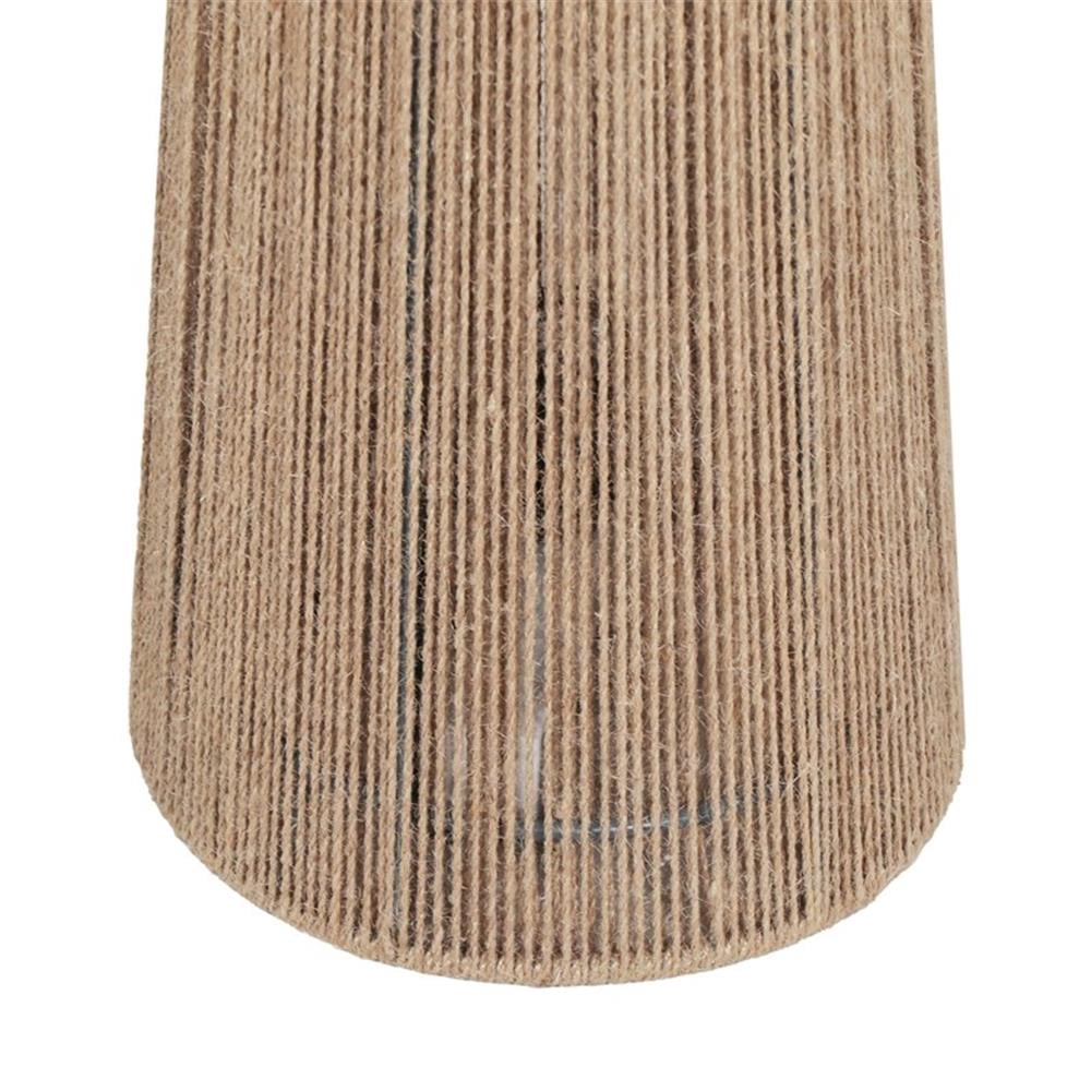 Pemberly Row Contemporary Accent Natural Jute 2-Bulb Floor Lamp