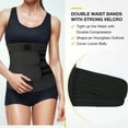 thumbnail image 3 of SHAPEVIVA Waist Trainer for Women Slimming Body Shaper Waist Trimmer Cincher Sweat Belt With Zipper, 3 of 6