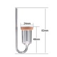 thumbnail image 4 of CO2 atomizer diffuser acrylic aquarium carbon dioxide transparent bubble meter refined aquarium fish tank (L), 4 of 4