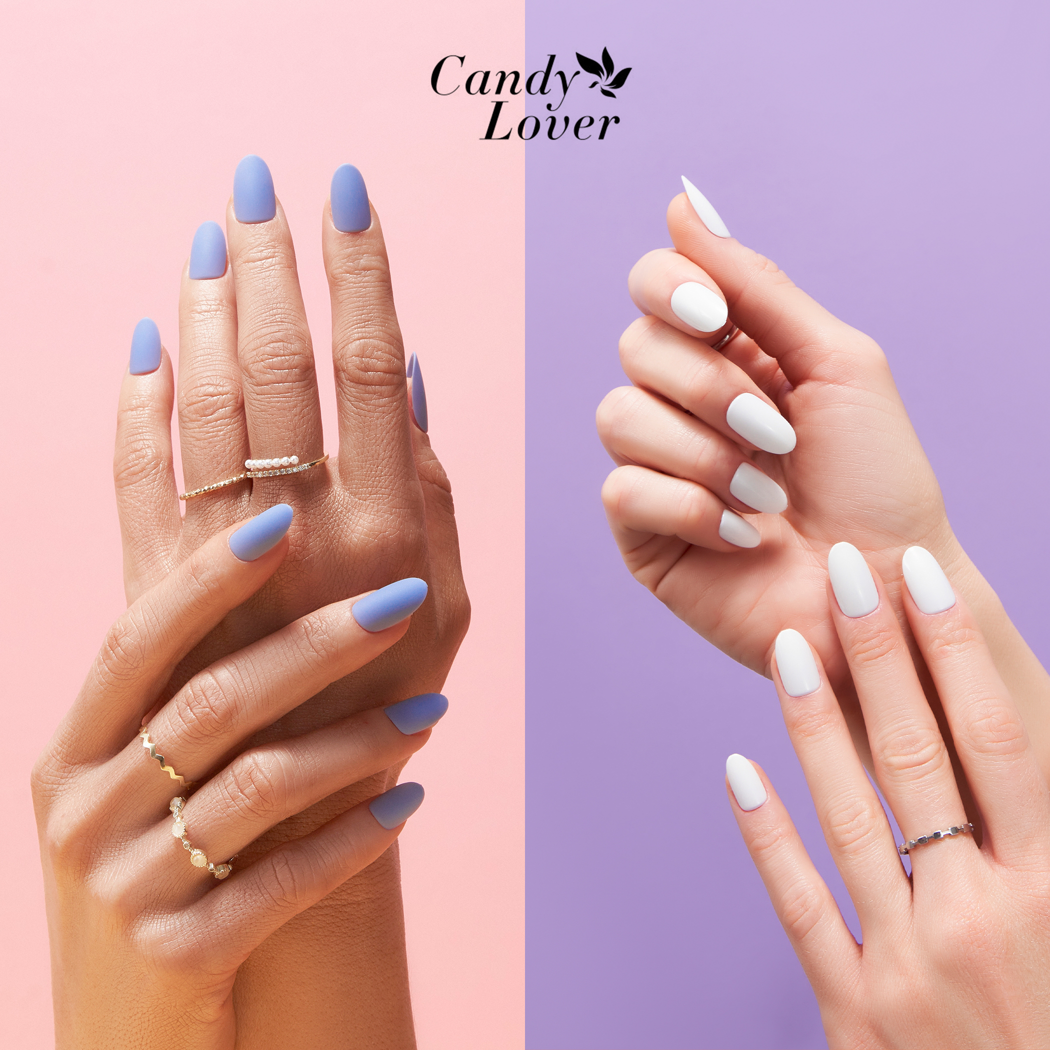 Candy Lover Gel Nail Polish Kit, 22 Colors Candy Macaron UV Gel Polish with Top Coat Base Coat Matte Coat, Gel Nail Polish Set Gift for Girls Women DIY Manicure