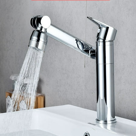 

Bathroom Sink Faucet Rotary Faucet high end Faucet - silver