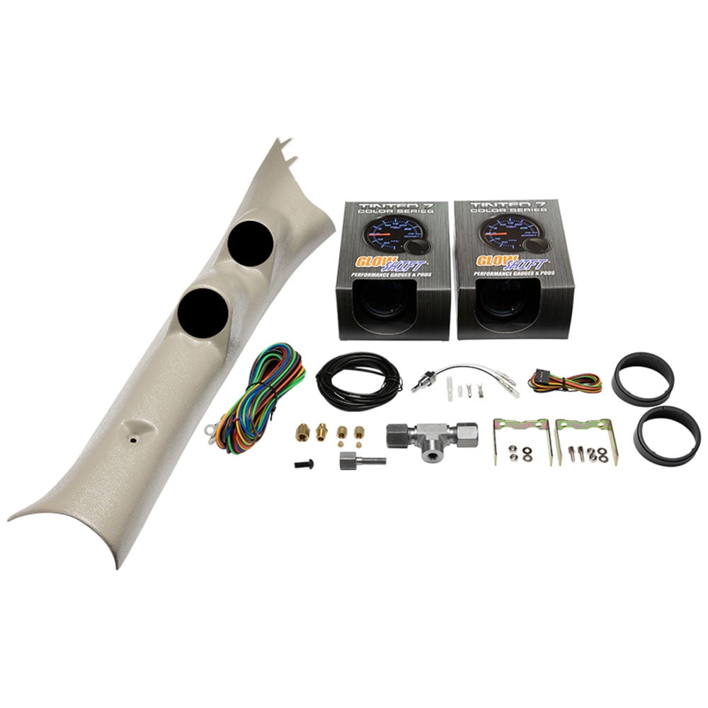 GlowShift 20102018 Dodge Ram Cummins Taupe Full Size Dual Gauge