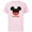 Soft Pink, variant on Disney Mickey Mouse Icon Shorts Padre Birthday Día del Padre - Short Sleeve Cotton T-Shirt for Adults - Customized-Black