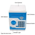 thumbnail image 3 of Welltop Electronic Piggy Bank, Mini ATM Password Money Bank Cash Coins Saving Box for Kids, Cartoon Safe Bank Box Perfect Toy Gifts for Boys Girls (Blue), 3 of 7
