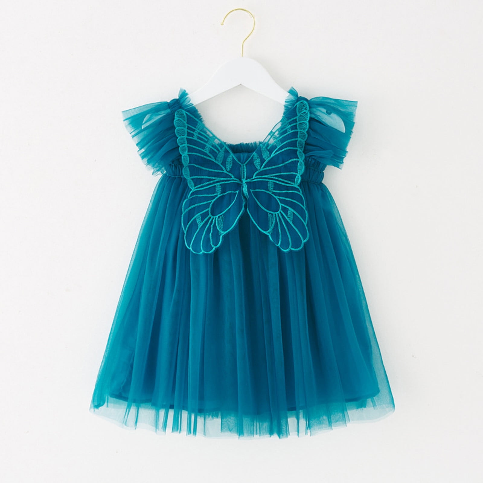 Robe d'Été pour Filles Volants Tutu pour Tout-Petits Filles Robe
