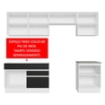 thumbnail image 5 of Cocina Integral Completa Madesa Glamy 260cm Blanco/Negro, 5 of 5