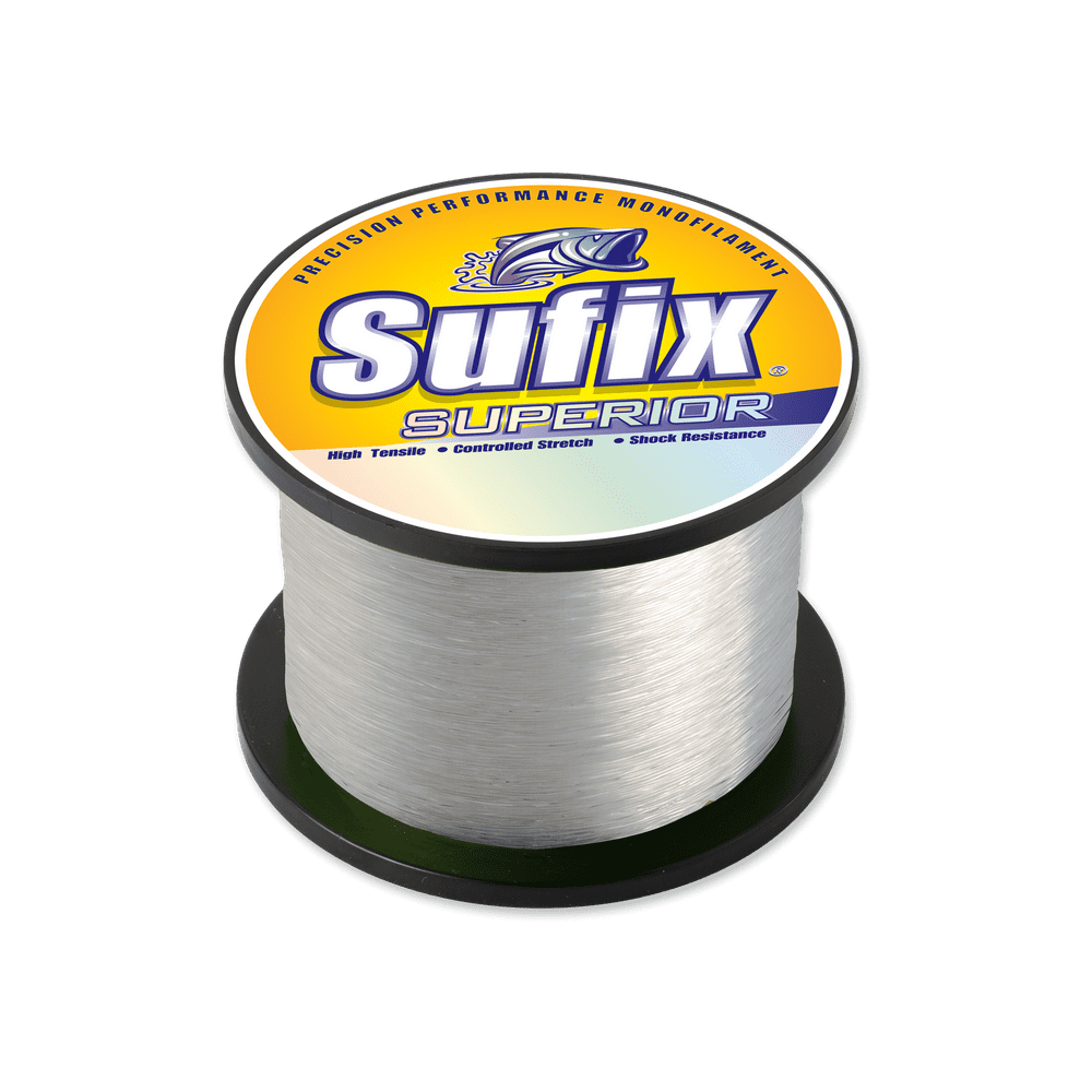 Sufix Tritanium Plus Clear Fishing Line (2145 yds) 25 lb Test
