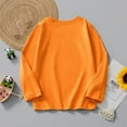 thumbnail image 4 of ATOGUTA Boys Undershirts Long Sleeve T-Shirts for Boys Kids Tees Clothes Summer Tops Orange, 3-9 Years, 4 of 5