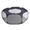 thumbnail image 2 of Recinto plegable pequeño de de la del animal doméstico para los ratones del erizo del conejo del hámster negro Un negro Zulema Ejercicio Playpen Sleeping Tienda, 2 of 8