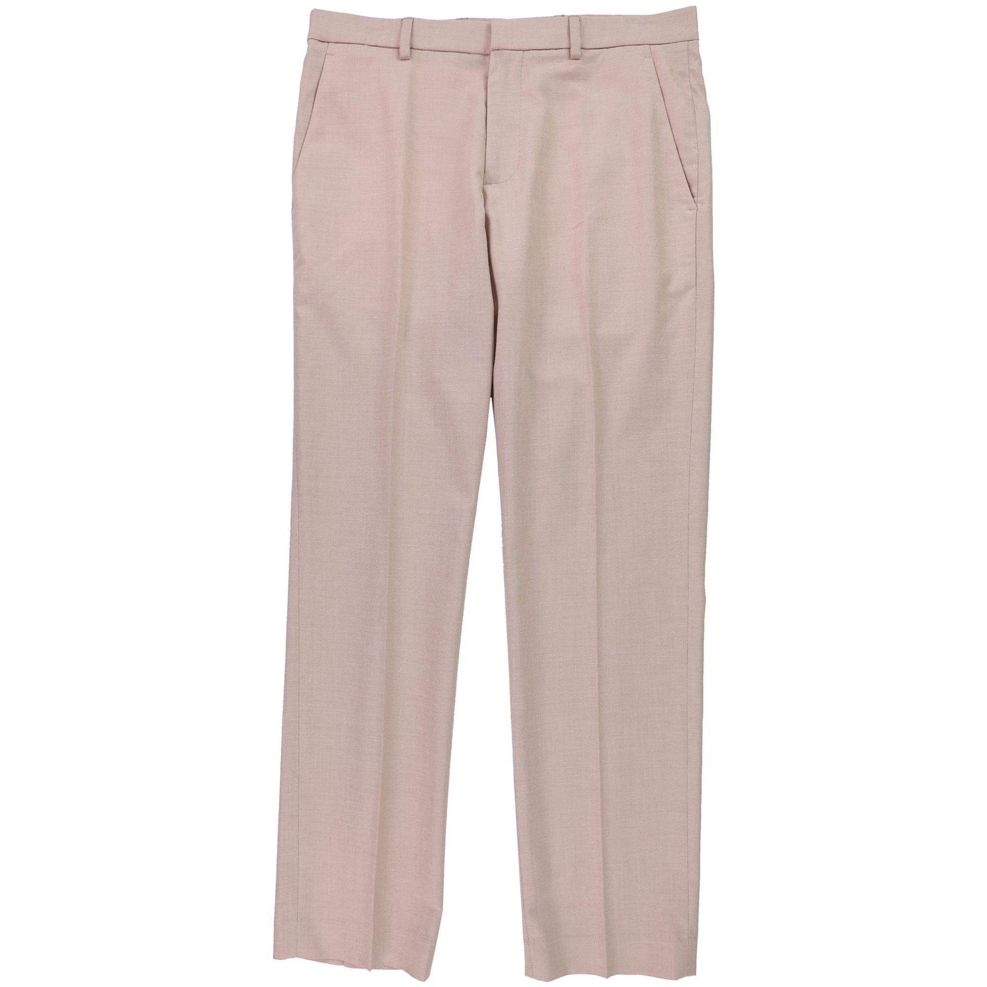 Perry Ellis Pantalon Décontracté Coupe Ajustée Essentials pour Hommes, Rose, 33W x 32L