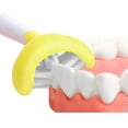 thumbnail image 2 of 2 Pieces 3 Sided Autism Toothbrush Three Bristles for Special Needs Kids Soft Bristles Soft and Gentle Clean each Tooth to Completely Cover the Toothbrush(Child) Yellow+Blue, 2 of 7