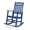 Navy Blue, variant on BoldGear Rocking Chair, All-Weather Resistant Poly Lumber Rocker Chair Outdoor, High Back Plastic Patio Rocking Chairs for Outside Porch Rocker Garden Lawn,Navy Blue