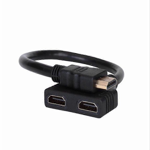 Hdmi Splitter - Hdmi Splitter Adapter Cable Splitter Hdmi Male To Dual Hdmi Female 1 To 2 Way