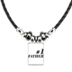 thumbnail image 1 of no.1 padre padre festival quote collar a mano colgante de cuerda de cuero Unbranded M, 1 of 3