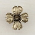 thumbnail image 2 of Acorn Manufacturing DQ6AP Artisan Collection Dogwood Knob, Antique Brass, 2 of 2