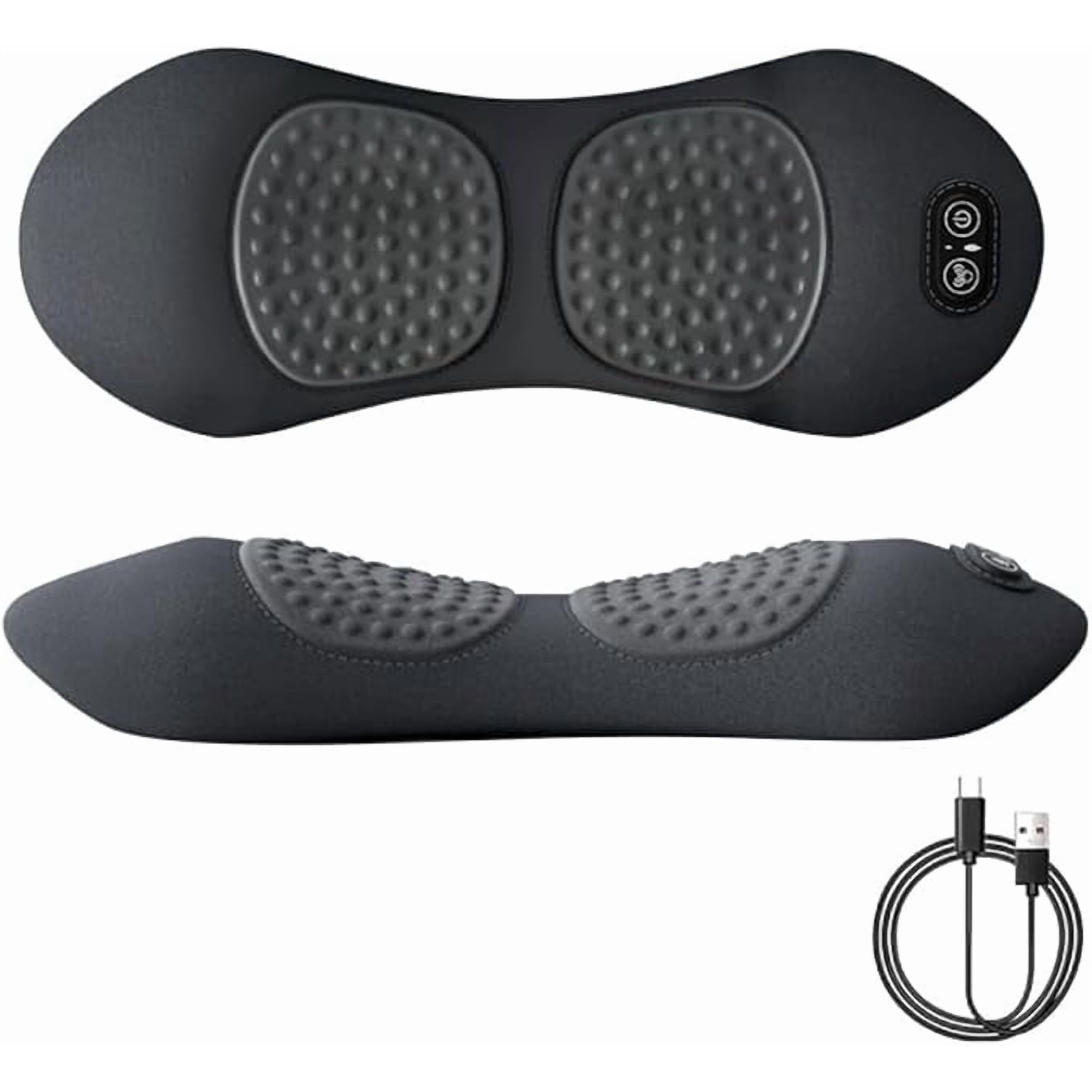 Triple Fusion Back Massager,2026 New Electric 3 in 1 Back Massager for Pain Relief Deep Tissue,with Traction,Vibration & Heat and Against Pain for Neck,Shoulder.