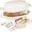Cream White, variant on Enameled Cast Iron Dutch Oven for Bread Baking - incl. Sourdough Bread-Baking Supplies like Banneton Bread-Proofing Basket - 5QT Loaf Cast Iron Bread Oven Pan& Meatloaf Pan with Lid, Sour Sough Tools