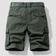 thumbnail image 3 of pstuiky Pantalones cortos de gimnasio, Pantalones cortos cargo de talla grande para hombre, con múltiples bolsillos, holgados, para playa y verano Pantalones cortos de golf, 3 of 3
