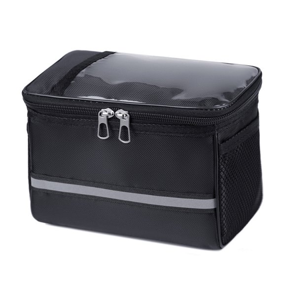 Sac de Guidon de Vélo Écran Panier de Bicyclette Téléphone de Vélo Barre Croisée de Vélo Sac avant Accessoires de Cyclisme