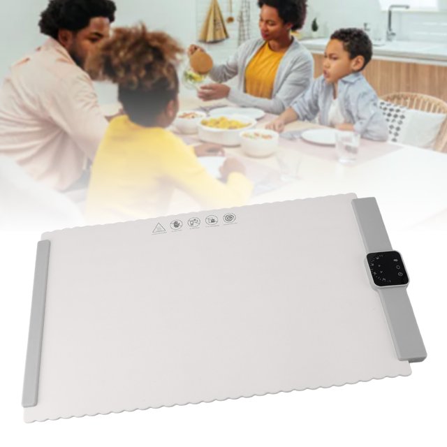 Electric Warming Tray, Foldable Roll Up Food Warmer Digital Display 5 Temperature Settings for Parties