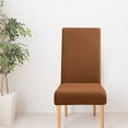 thumbnail image 4 of Chair Covers for Dining Room, Stretch Chair Slipcovers for Decorative Seat Protector Armless Removable Washable Elastic Dinner Universal Spandex Solid Chair Slip Covers Set, 4 of 8