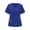Royal Blue_004, variant on Women's Scrub Tops Casual Soft Stretchy Short Sleeve V-Neck Tshirts Breathable Comfortable Nurse Uniforms Tops with Multiple Pocket Gray XL