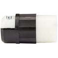 thumbnail image 2 of Leviton 5369-C 20 Amp, 125 Volt, Connector, Industrial Grade, Straight Blade, Grounding, Black-White, 2 of 6