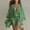Green, variant on HBYJLZYG 3 Piece Women's Casual Set V Neck Cami and Loose Cardigan, Drawstring Shorts Summer Beach Outfit, Relaxed Lounge Wear