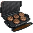 thumbnail image 4 of George Foreman 84-Inch Removable Plate Grill, Red, 4 of 4